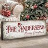 Christmas Family Name Sign II suitedtosucceed