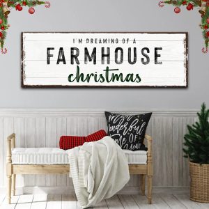 Farmhouse Christmas Sign suitedtosucceed